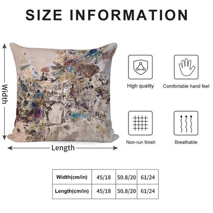 Fragments Soft Reinforced Edging Throw Pillow