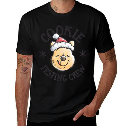 Winnie The Pooh - Holiday Pooh Bear Cookie Testing Crew  High-quality Stitching T-Shirt