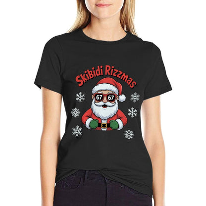 Merry Rizz Mas 67 Sigmas- Funny School Christmas Premium Tri-Blend  Affordable Price T-Shirt