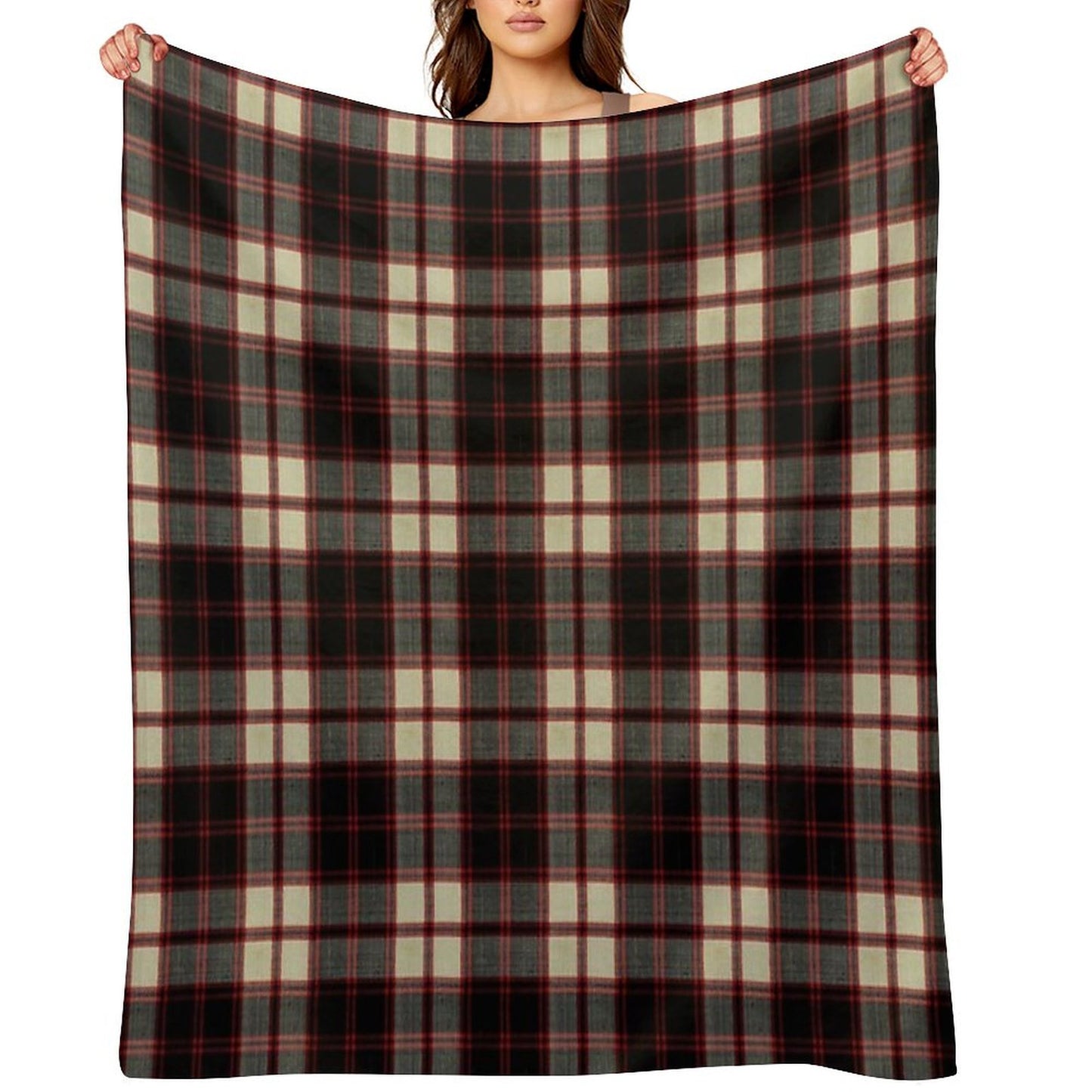 Macpherson Clan Tartan Throw Blanket