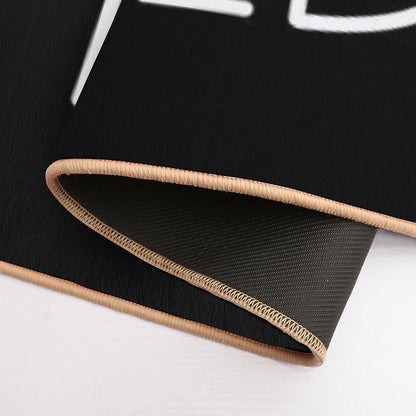 Get Naked Black Bath Mat