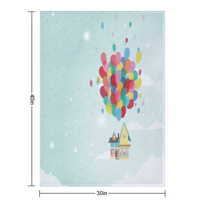 Adventure Is Out There Throw Blanket