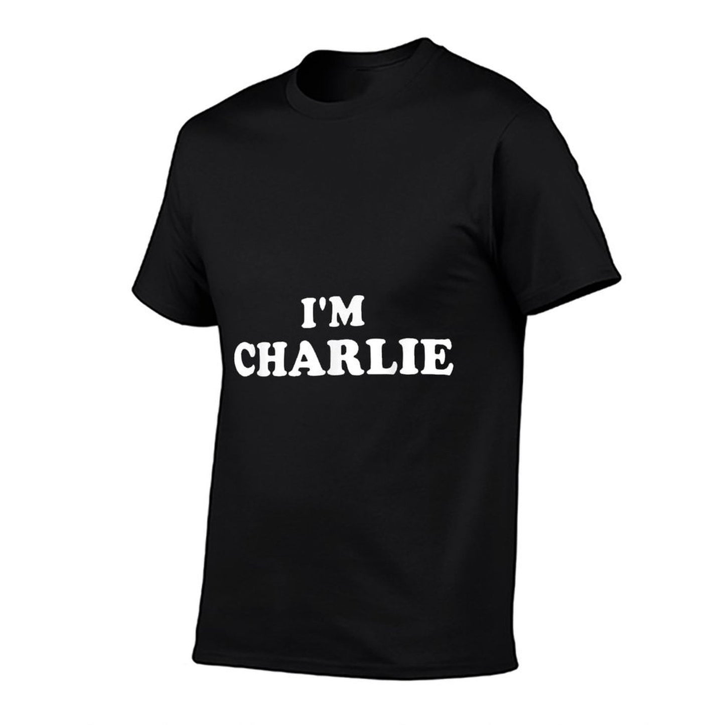 Im Charlie, My Name Is Charlie, I Am Charlie, Personalized  Slim-fit Cut T-Shirt