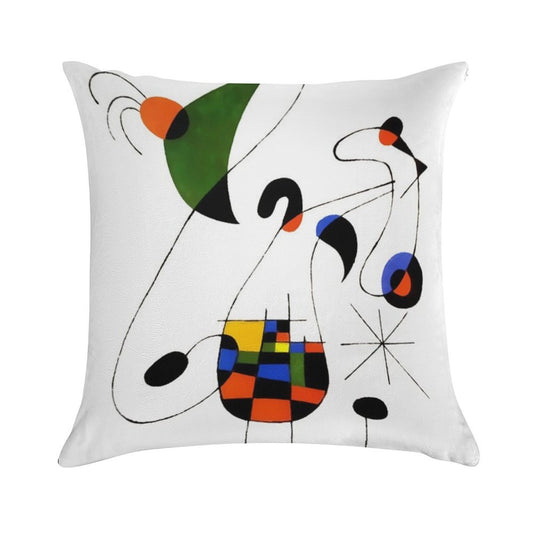 Joan-miro74623-prints Soft Style Accent Throw Pillow