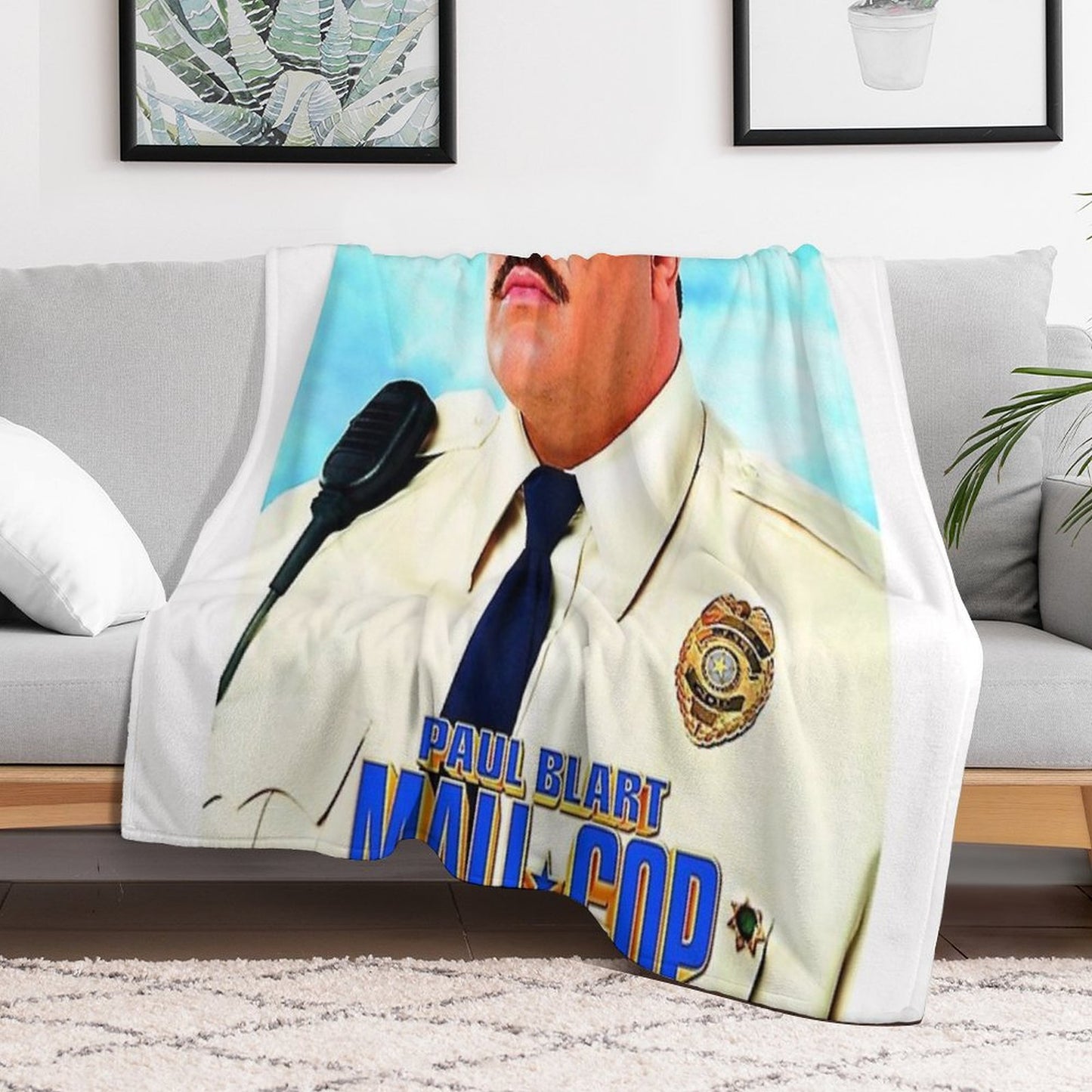 Paul Blart Mall Cop Throw Blanket