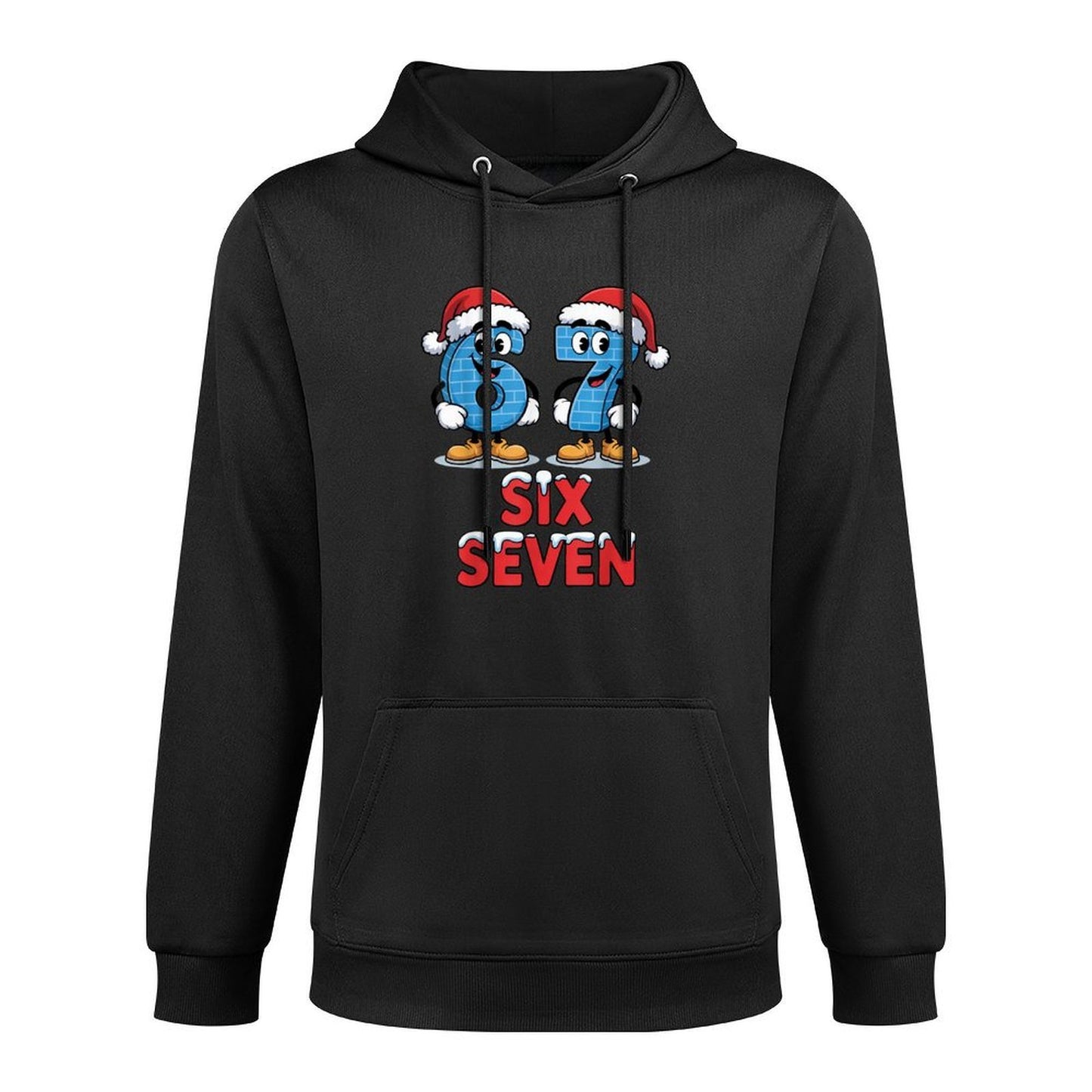 67 Six Seven 6-7 - Funny Italian Brainrot Gaming Meme Xmas Easy Care Hoodie