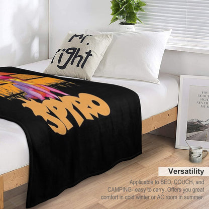 Dragon Animal Angry Fire Poster Throw Blanket