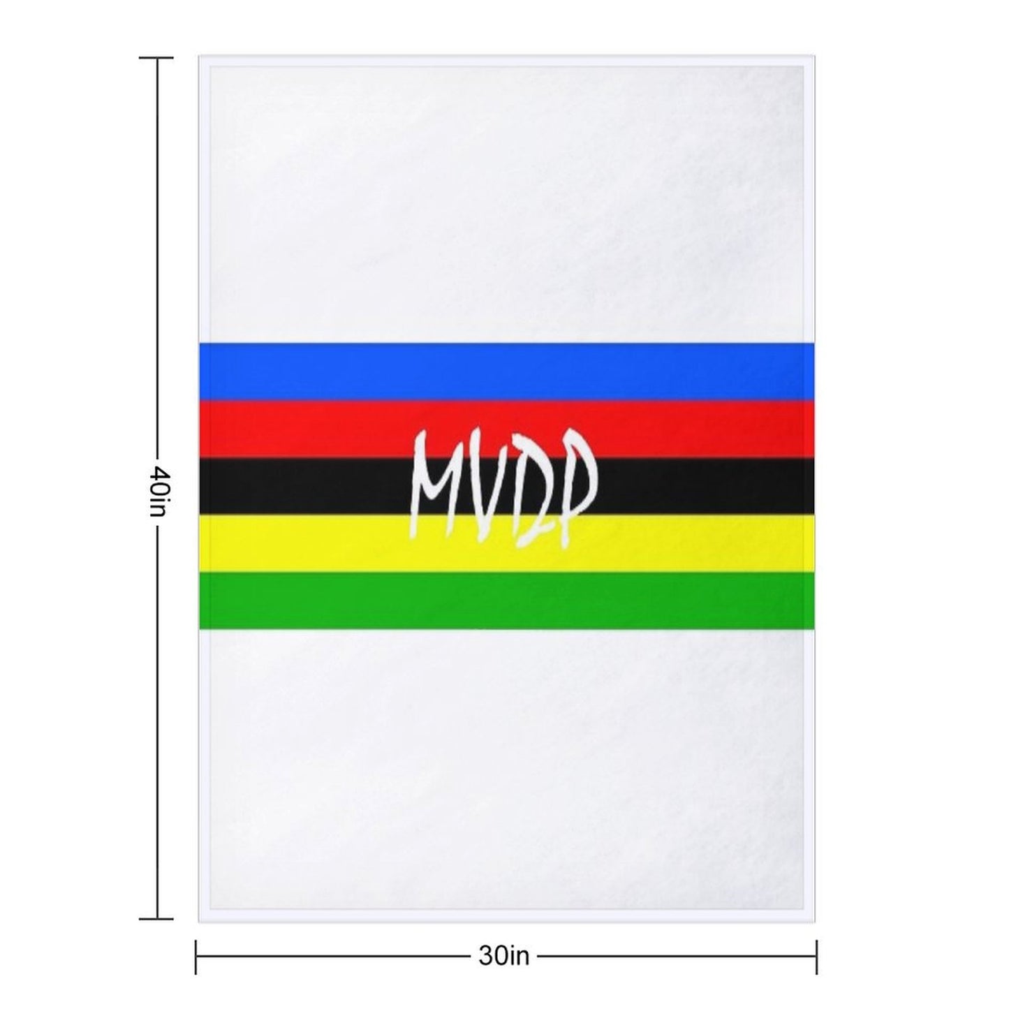 Mathieu Van Der Poel  World Champ Throw Blanket