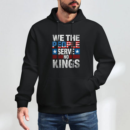 No King Patriotic Freedom for Men Women Gifts Shrink-Resistant Hoodie