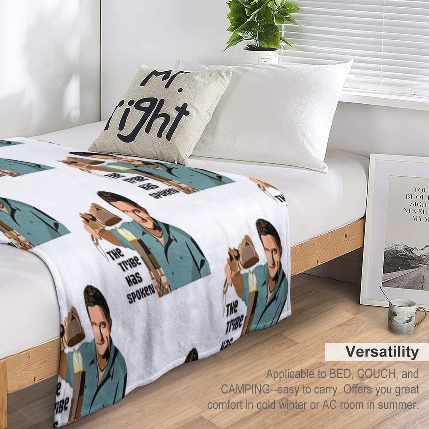 Jeff Probst The Tribe Has Spoken Throw Blanket