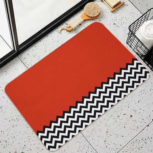 Black Lodge (Twin Peaks) Inspired Graphic  Easy To Clean Bath Mat