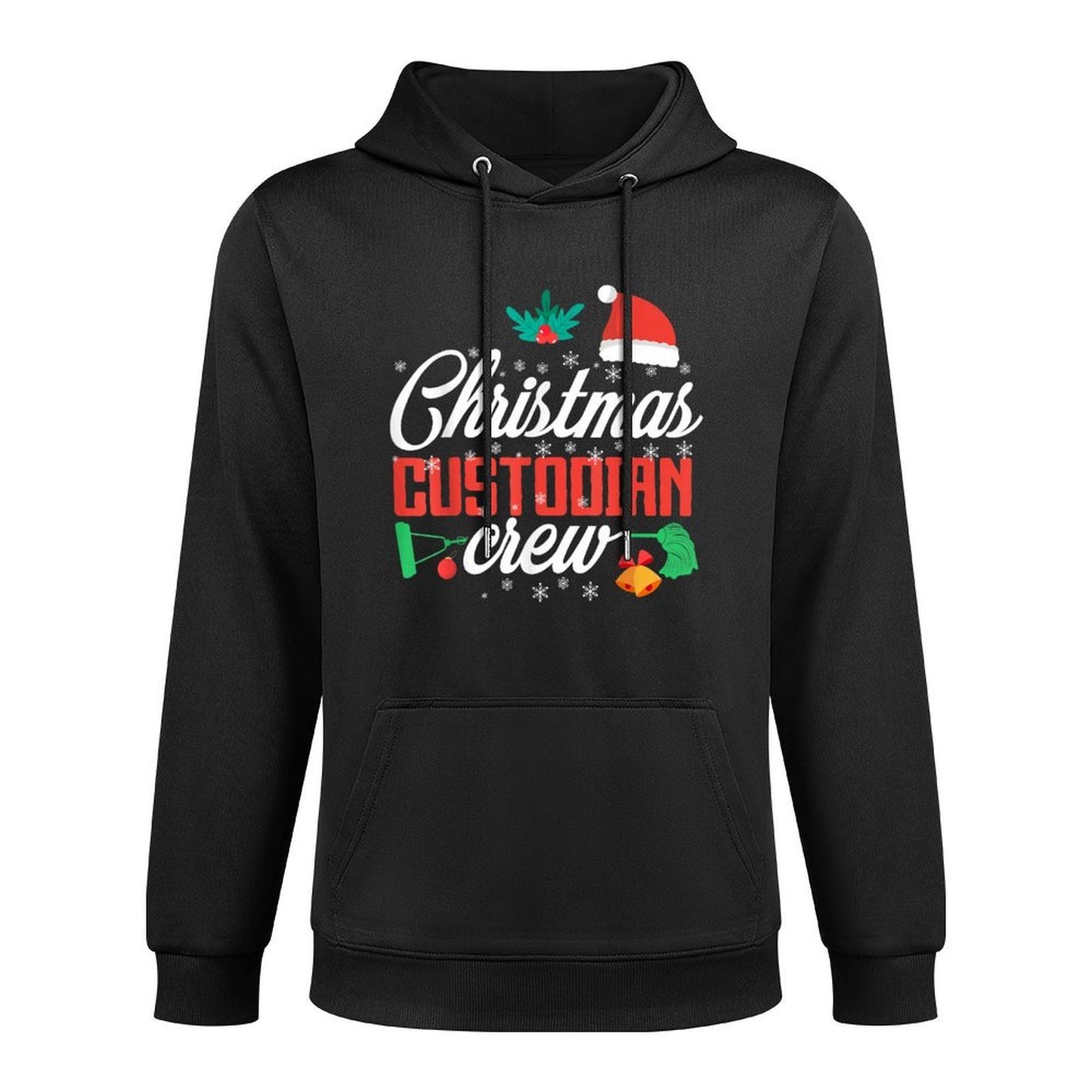 School Custodian Janitor Christmas Christmas Custodian Crew Moisture-Wicking Hoodie