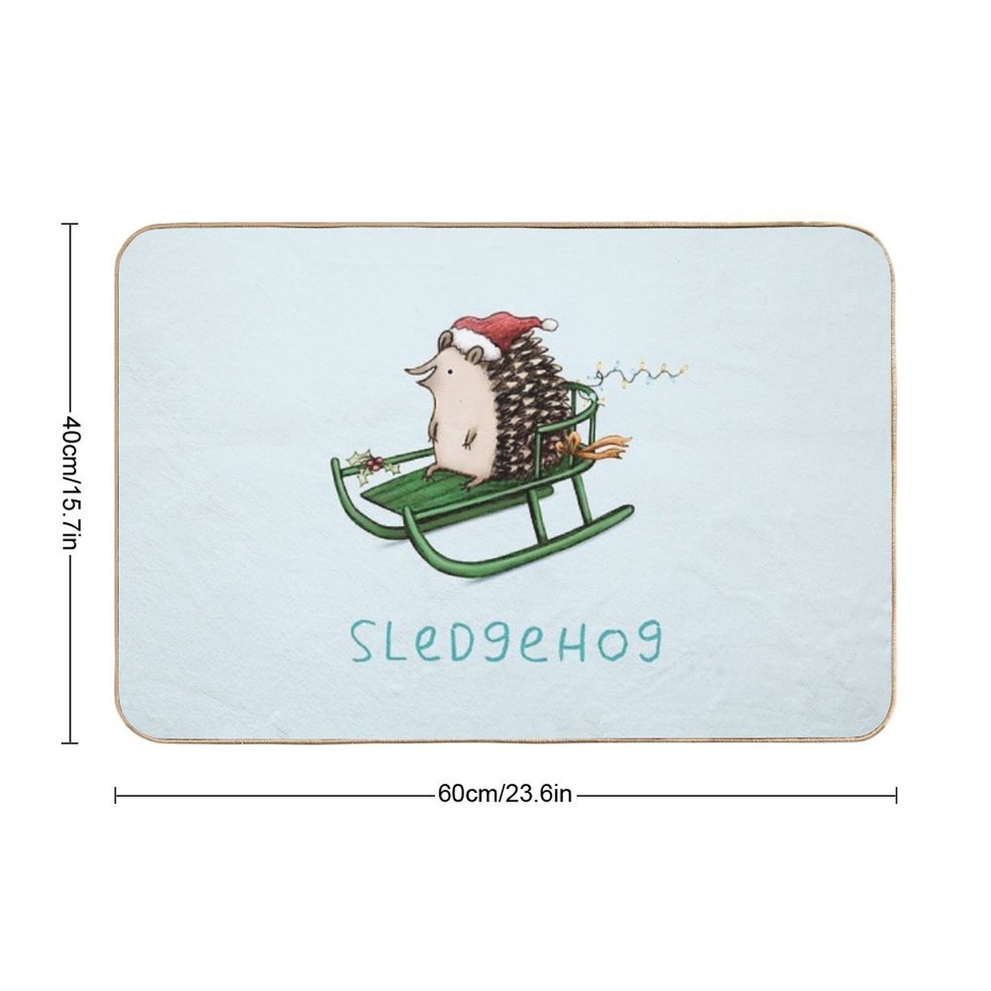 Sledgehog  Long-Lasting Bath Mat