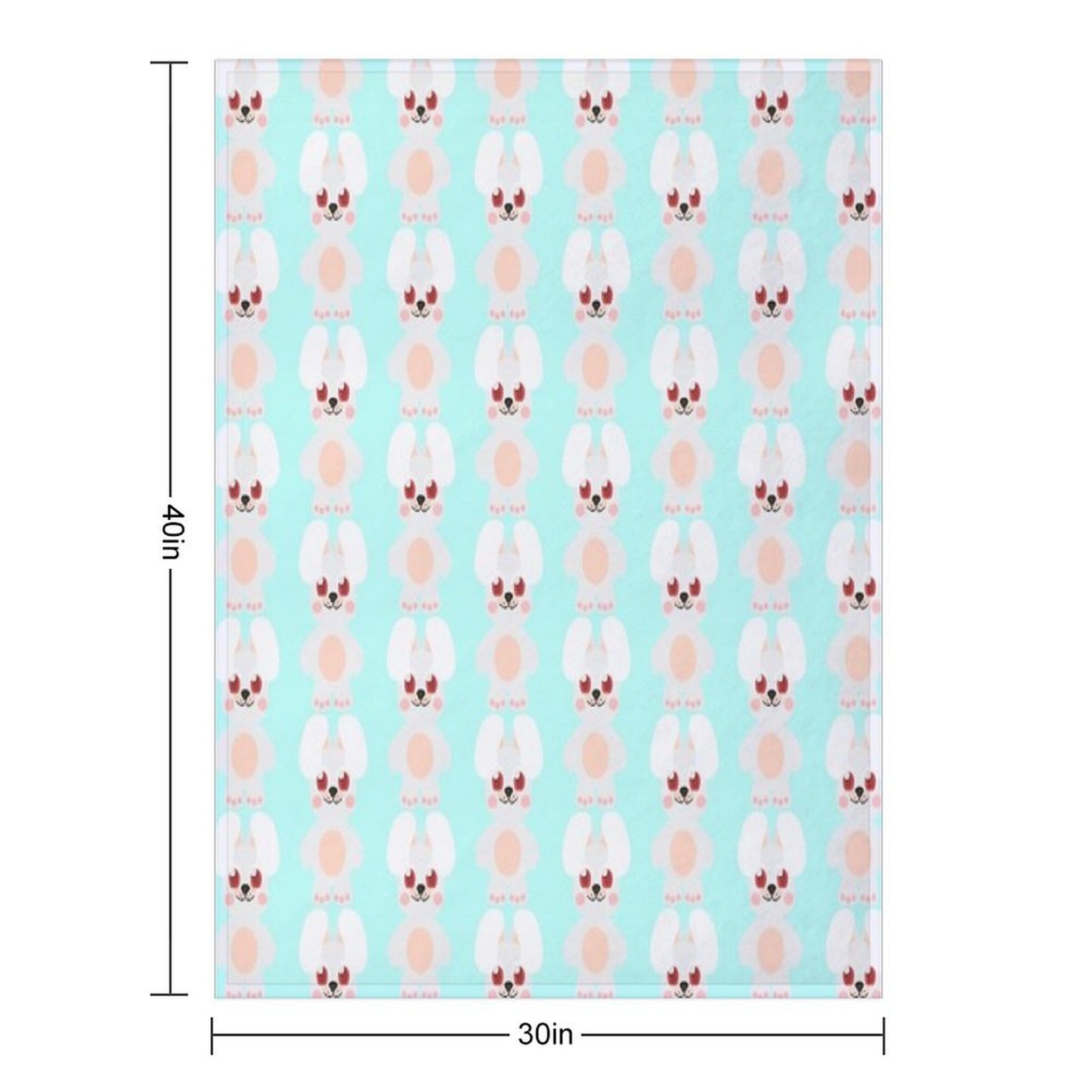 Bandy The Bunny Throw Blanket