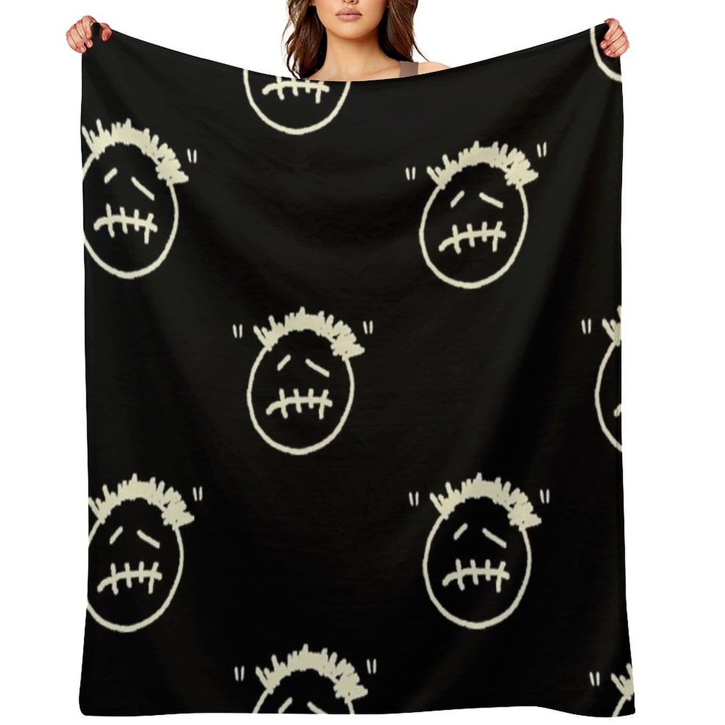 Cactus Jack Logo Throw Blanket