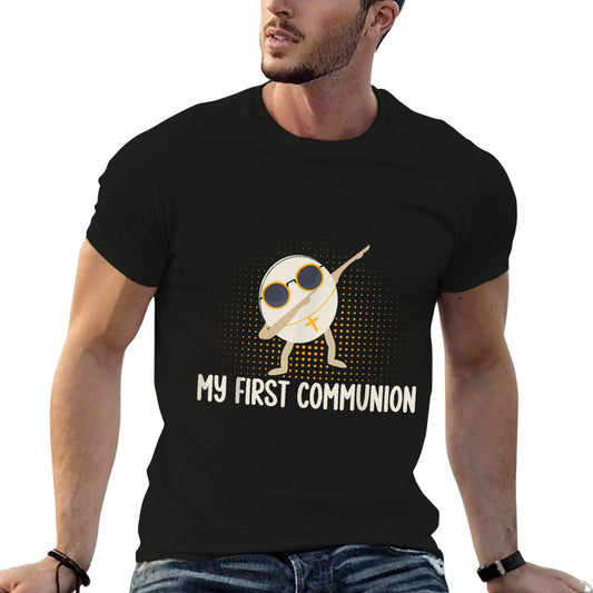 My First Communion Dabbing Wafer 1st Communion Kids Funny T-Shirt