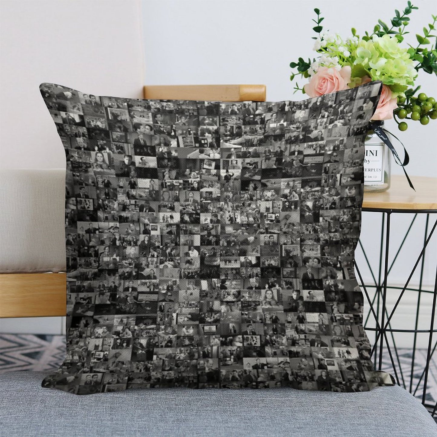 Every Episode of The Office Linen Throw Pillow Cover