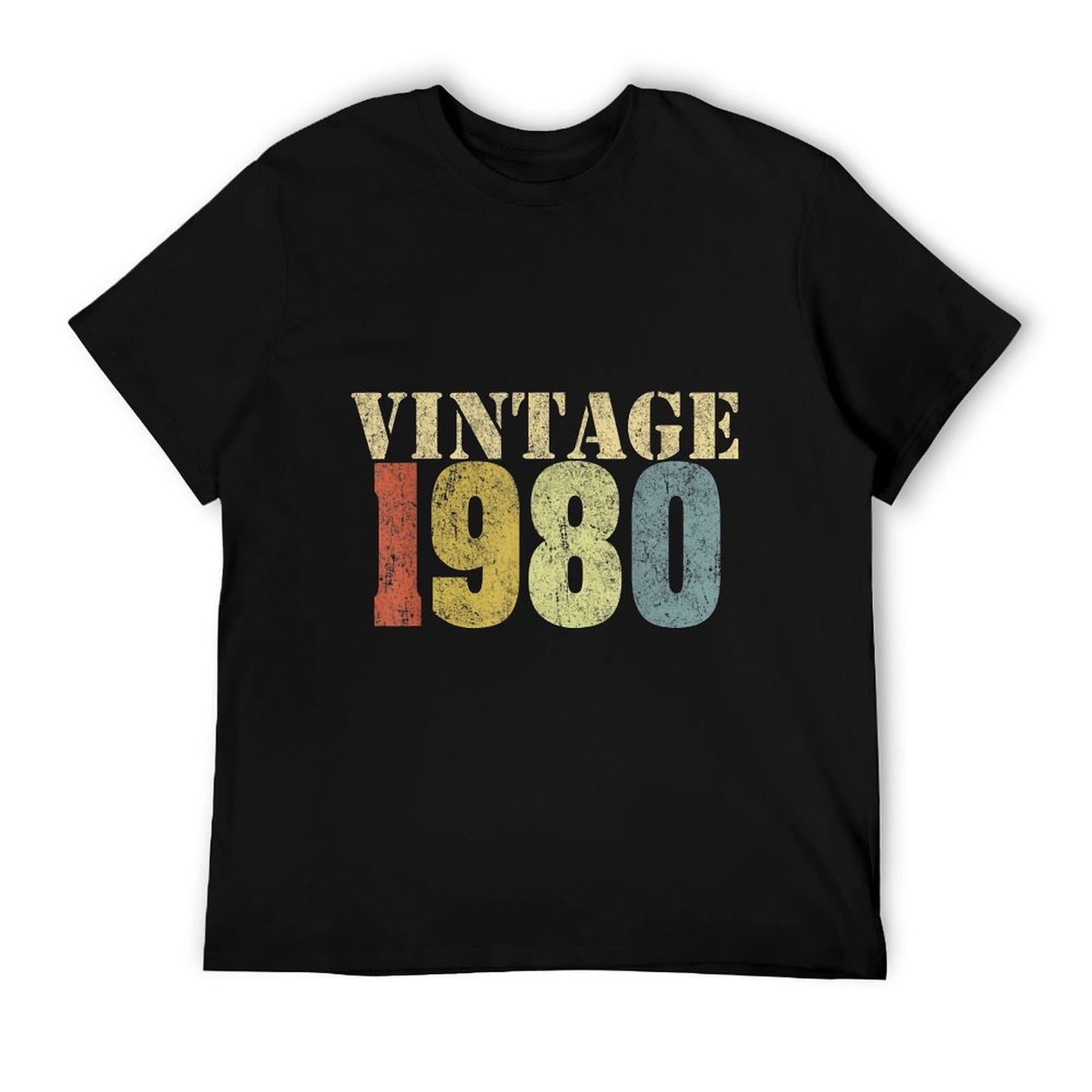1980 40th Birthday Gift Vintage Retro Men Women 40 Years Old  Eco-friendly Material T-Shirt
