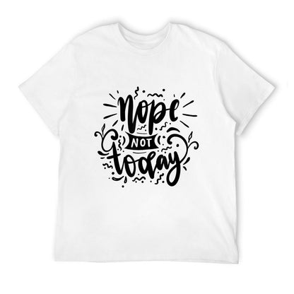 Nope for Women Funny Sarcastic Novelty Graphic Top  Polyester Blend T-Shirt