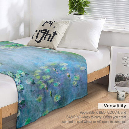 Monet Water Lilies  Nymphéas 1906 Throw Blanket