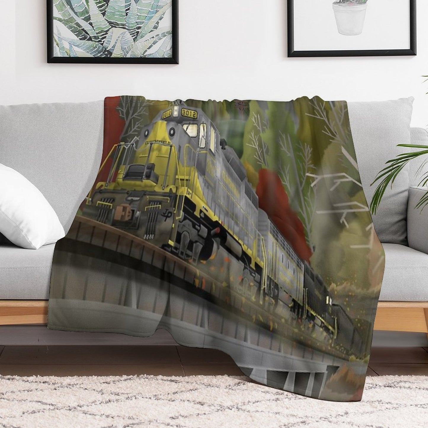 Appalachian Autumn Throw Blanket