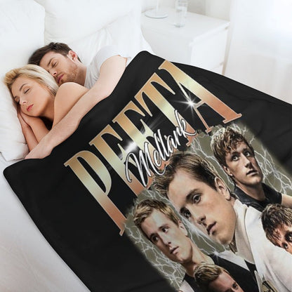 Peeta Mellark Vintage Unisex , Limited Peeta Mellark Vintage T-, Gift Unisex T-, Best Peeta Mellark Sweat Gift Idea Fan Throw Blanket