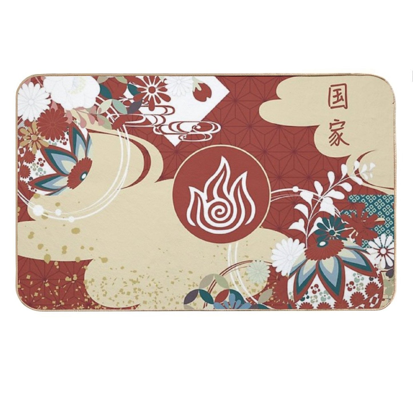 Fire Nation Tapestry Bath Mat