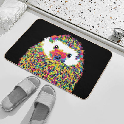 Hedgehog of Color Bath Mat