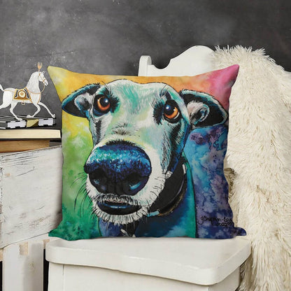 The Look of Love Linen Throw Pillow Cover
