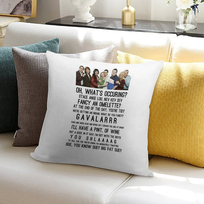 Gavin And Stacey Soft Home Decor Throw Pillow