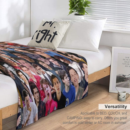 Tom Holland College Throw Blanket