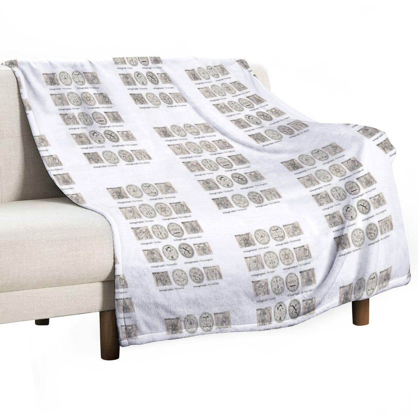 The Watchers - The Archangels Throw Blanket