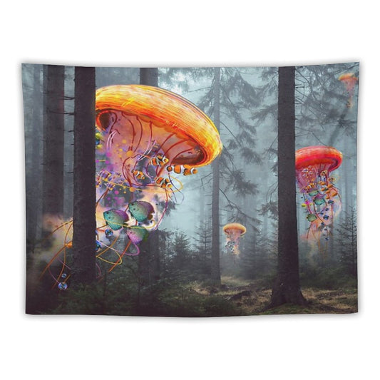 Forest of Jellyfish Worlds Tapestry