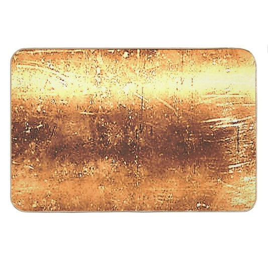 Metal Gold Colors Bath Mat