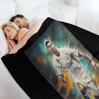 Cristiano Ronaldo Star Throw Blanket