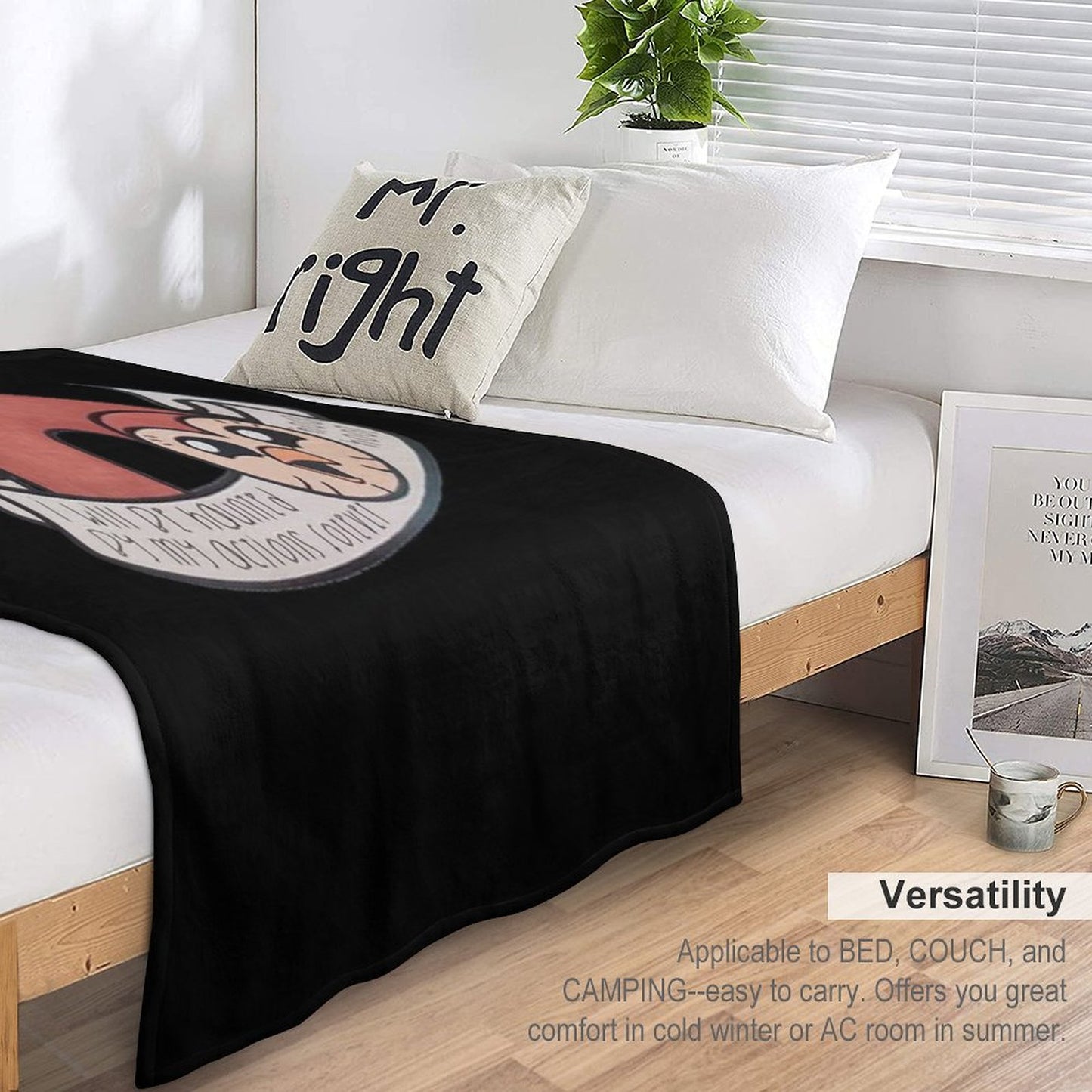 GOOD OWL Perfect Gift  Owl House Gift for Fans Throw Blanket