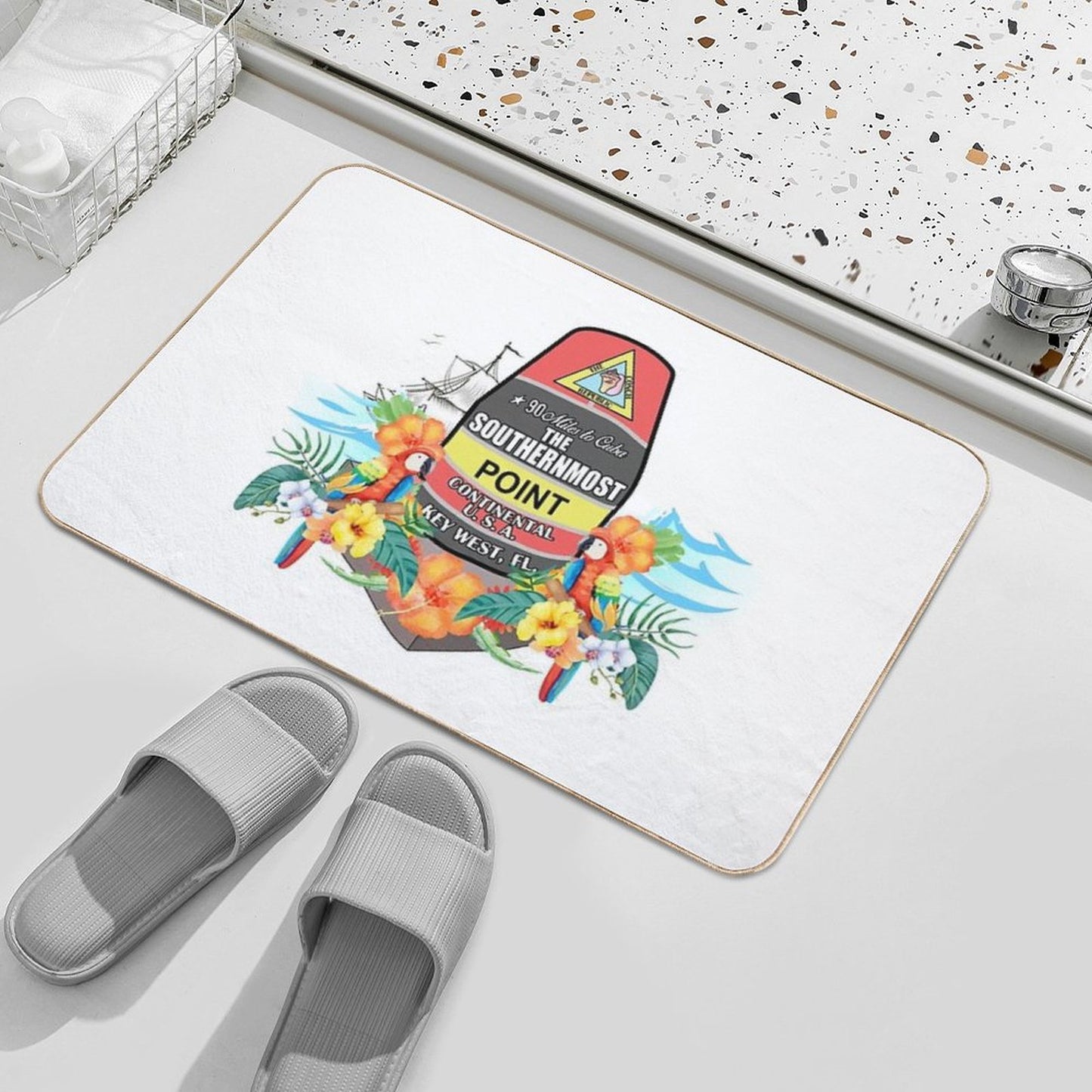 Southernmost Point Key West Bath Mat