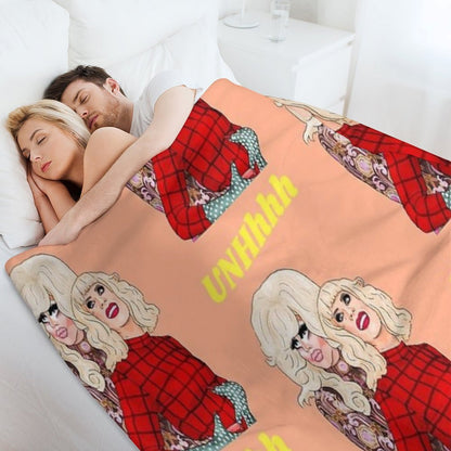 Trixie And Katya Throw Blanket