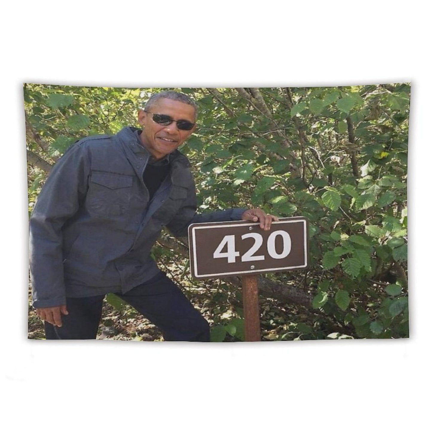 420 Obama Print Tapestry