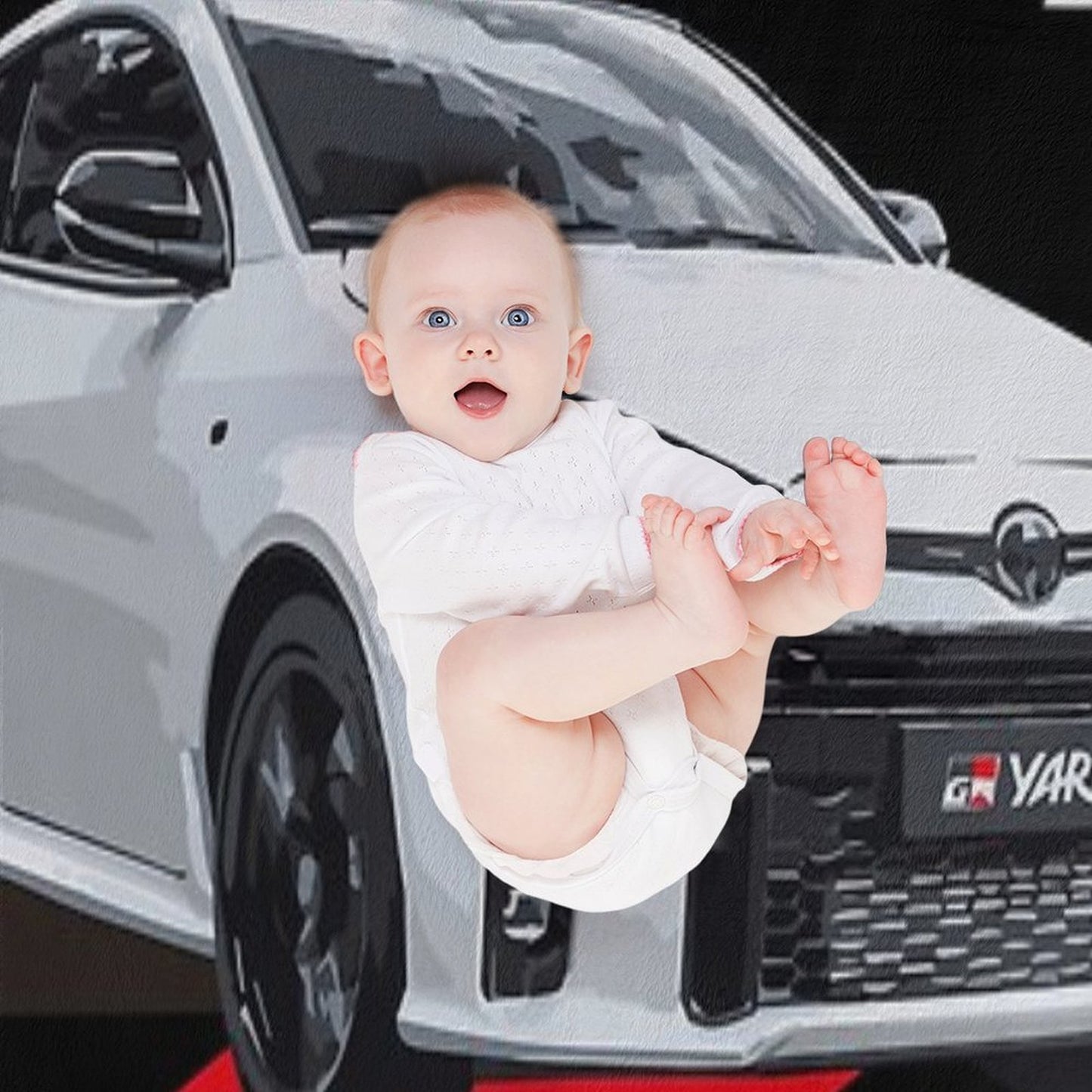 TOYOTA GR YARIS - Gazoo Racing Throw Blanket