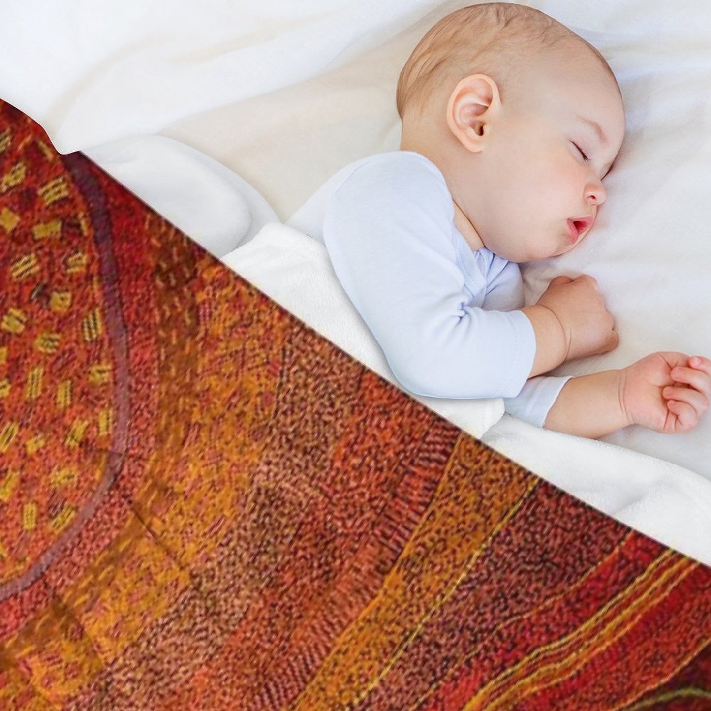 Australian Aboriginal Art Vintage Throw Blanket