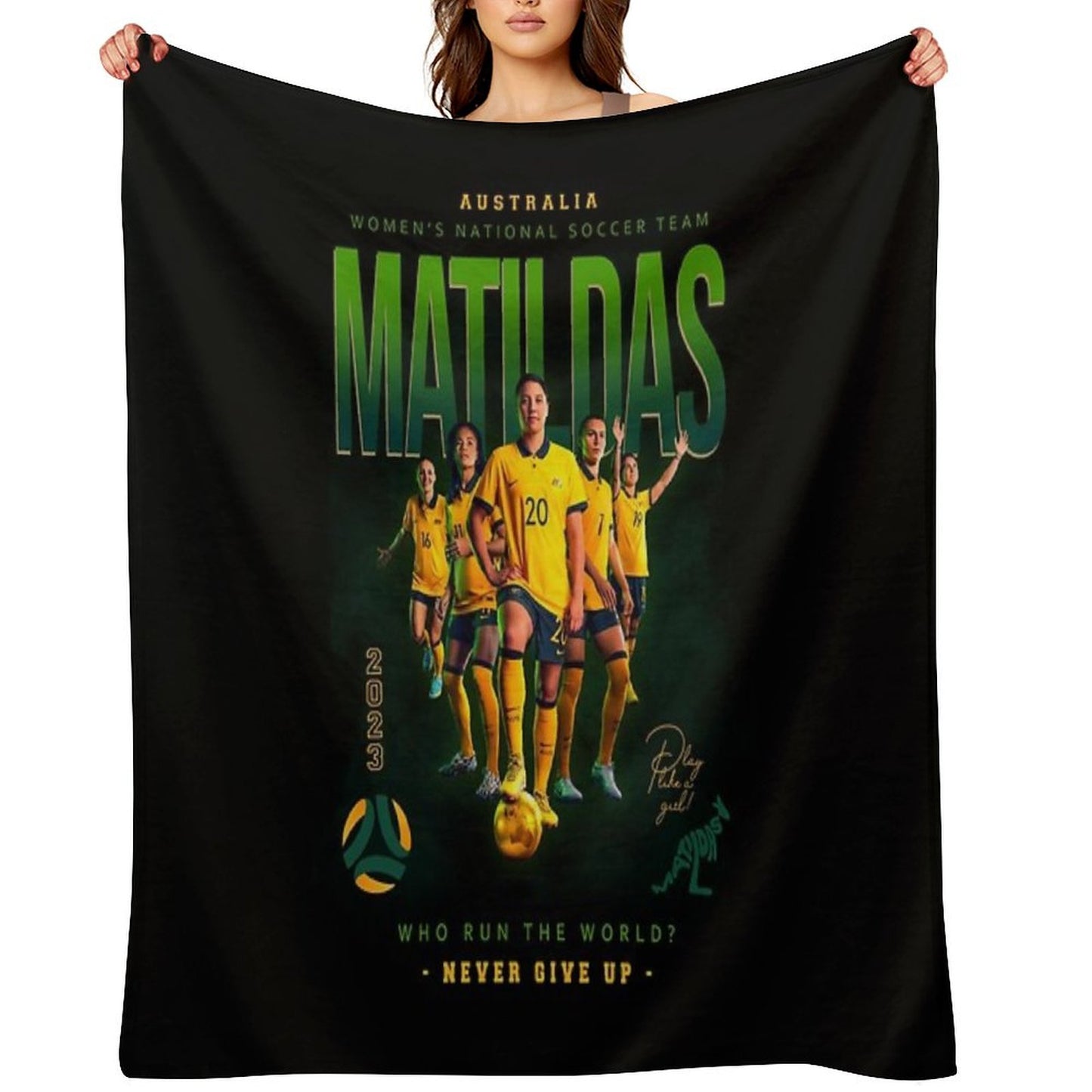 Matildas Throw Blanket