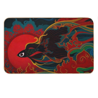 Fire Fish Bath Mat