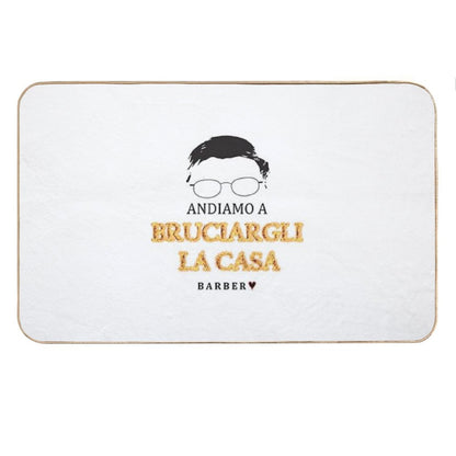 Alessandro Barbero - ANDIAMO A BRUCIARGLI LA CASA Bath Mat