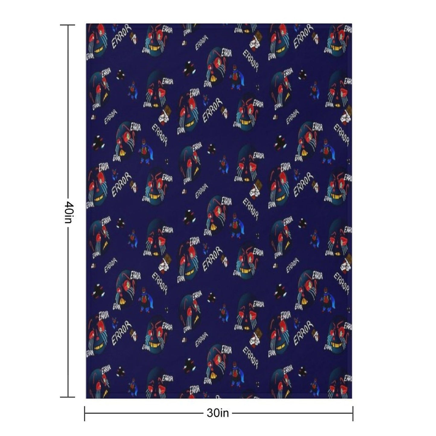 Error Pattern Throw Blanket