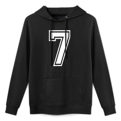 Funny Number 7 67 Meme Costume Matching Group Halloween Breathable Fabric Hoodie