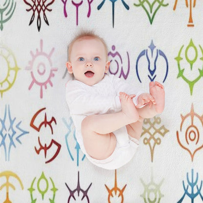 The Crests - Colored Version Throw Blanket