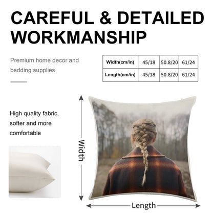 Evermore Linen Throw Pillow Cover