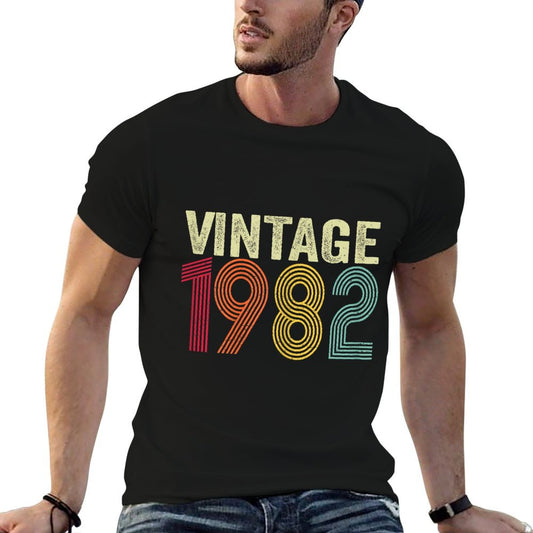 Vintage 1982 40th Birthday Gift Men Women 40 Years Old  Vintage-inspired T-Shirt