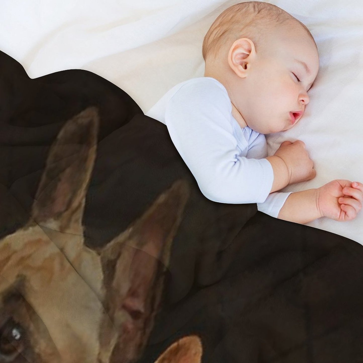 French Bulldog -Frenchie Dog Throw Blanket
